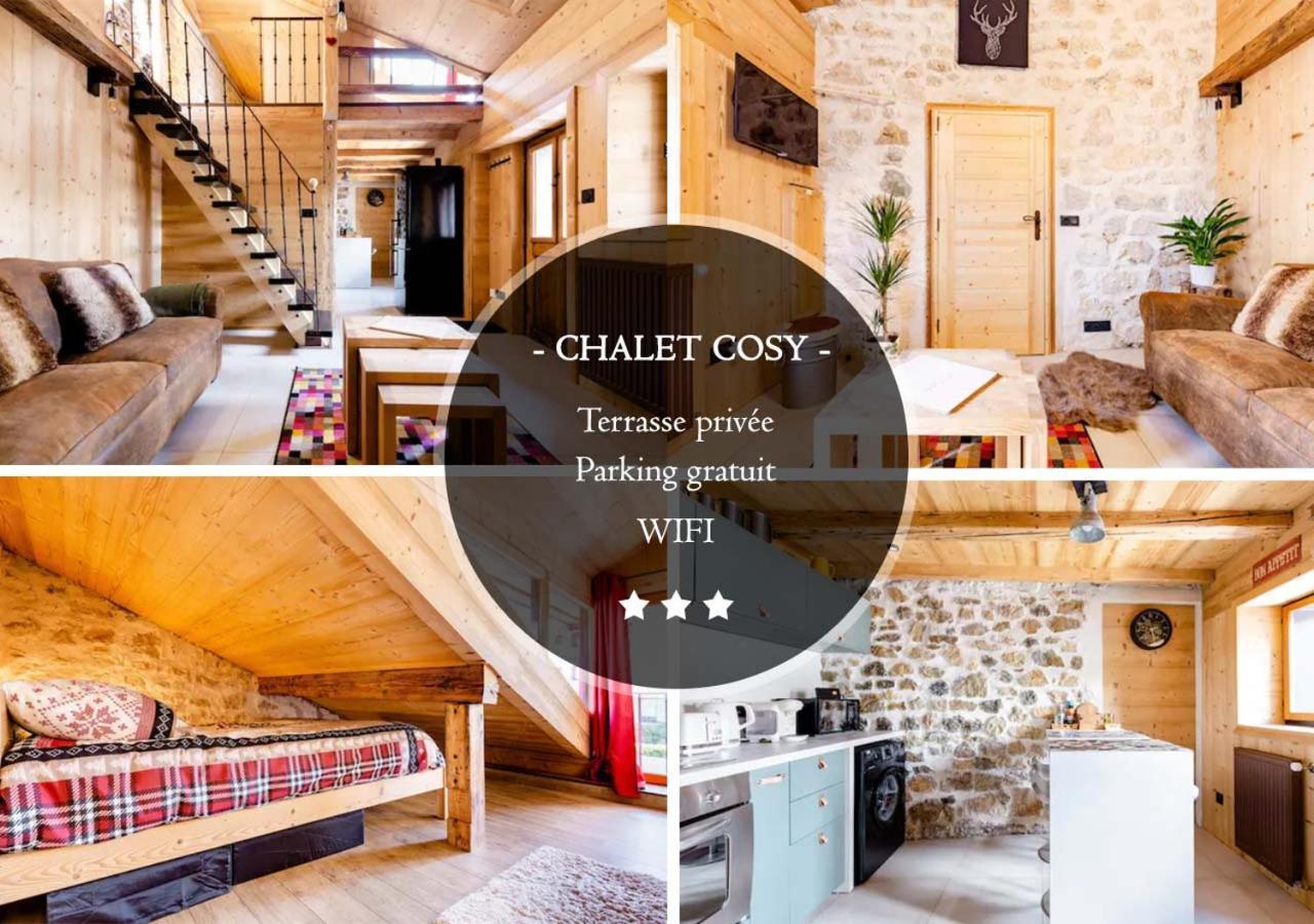 Chalet Annecy 200M Lac, Plage & Montagnes Dış mekan fotoğraf